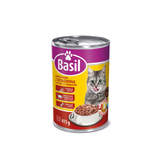 puszka kot wołowina