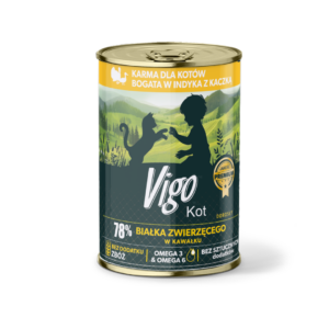 Karma mokra indyk z kaczką 415g