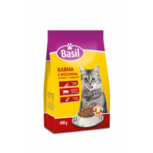 Karma sucha z wołowiną 400g