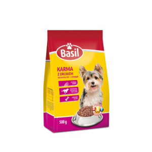 Karma sucha z drobiem 500g